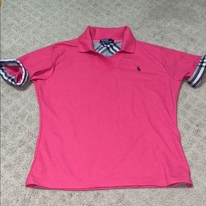 Pink polo